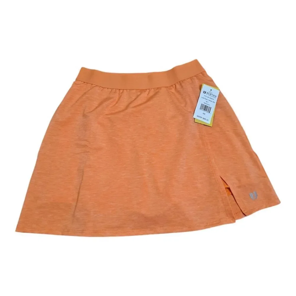 ELEVEN by Venus Williams Love Buzz Tennis Skirt Skort  Nectarine